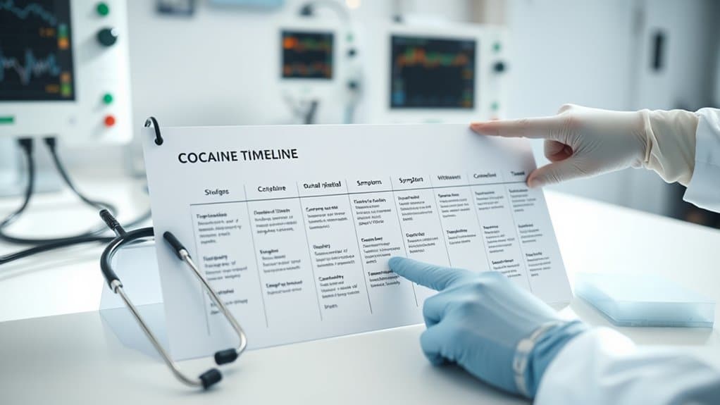 cocaine withdrawal symptom timeline
