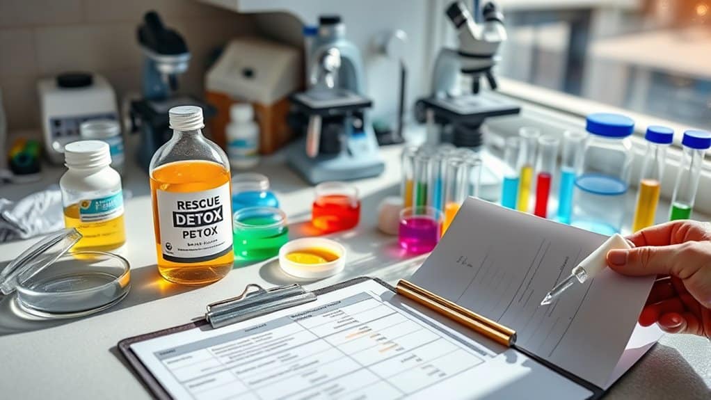 research on detox products